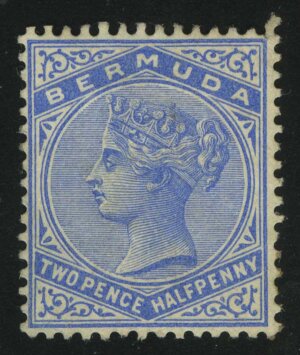 1884. Бермудские Острова. Королева Виктория. 2½P