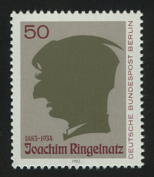 Ringelnatz, Joachim (poet and painter) 1883-1934