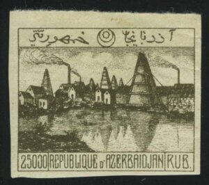 1919. Азербайджан. 25000 руб. Частный фантастический выпуск