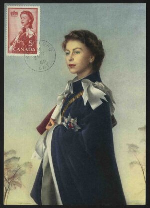 1959. Канада. ПК"Королевский визит. Королева Елизавета II"