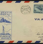 1939. США. Конверт. «Transpacific Air Mail • New York»