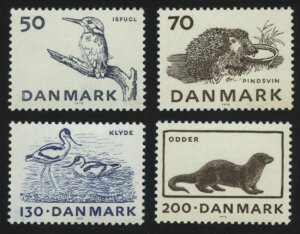 1975. Дания. Серия "Животные, находящиеся под угрозой исчезновения"