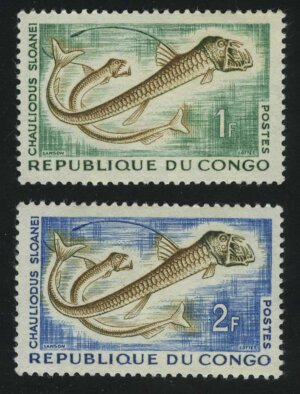 1961. Республика Конго. Рыбы