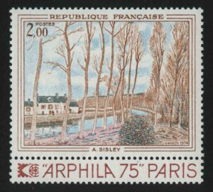 ARPHILA 75 "Canal du Loing" by Alfred Sisley
