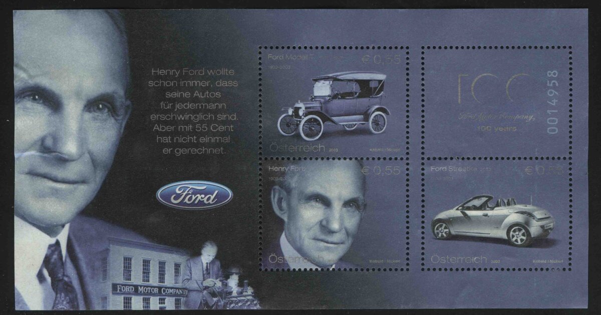 100-летие автомобилей Ford