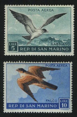 1959. Сан-Марино. Птицы