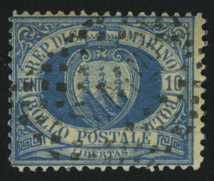 1877. Сан-Марино. Definitive 1877 1890. 10C