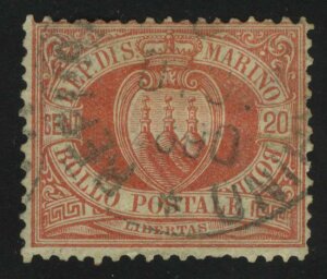1877. Сан-Марино. Definitive 1877 1890. 20C
