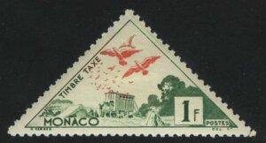 1953. Монако. Почтовые голуби. Доплатные марки