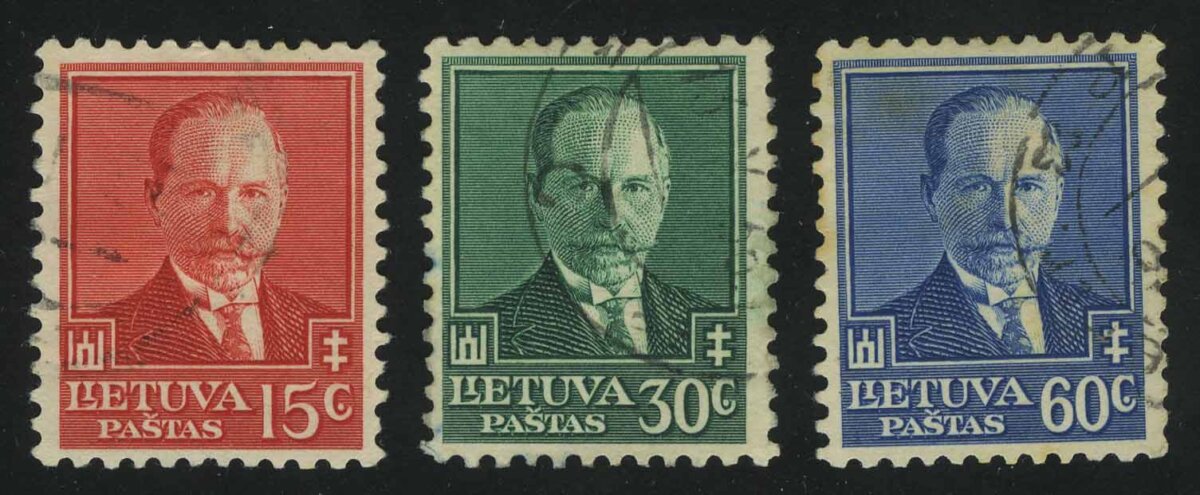 1934. Литва. Герб и символы. 5С