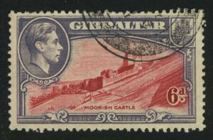 1938. Гибралтар. Король Георг VI и виды Гибралтара. Southport Gate. 6P