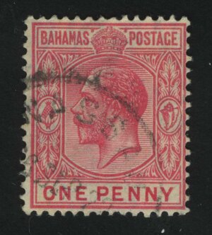 1921. Багамы. Король Георг V. 1P