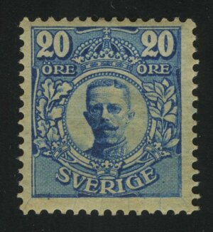 1911. Швеция. Король Густав V. 20ÖRE