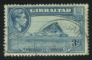 King George VI and Views of Gibraltar
