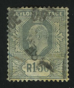 1905. Цейлон. Король Эдуард VII. 1`50C