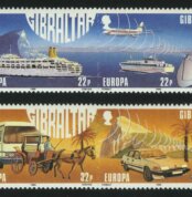 1988. Гибралтар. Серия "Европа (C.E.P.T.) 1988 — Транспорт и связь"