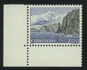 1975. Фарерские острова. Остров Сандой на Западном побережье. 200øre