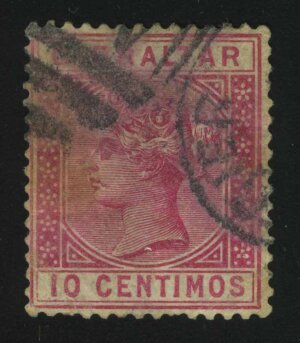 1889. Гибралтар. Королева Виктория, 10C