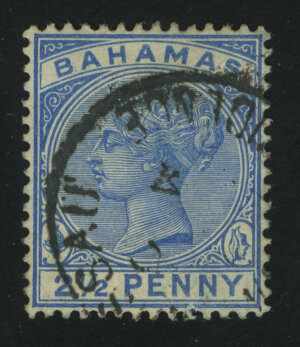 1884. Багамы. Королева Виктория. 2½P