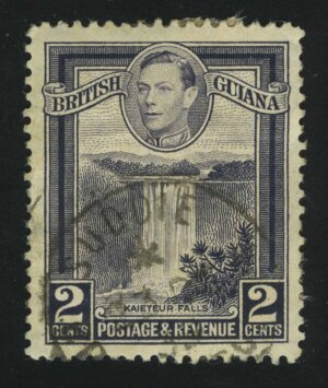 1938. Британская Гвиана. Кайетур. Король Георг VI