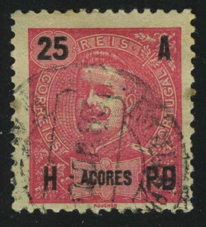 1906. Азорские острова. "Король Португалии Карлуш I (1863-1908)"