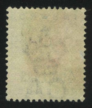 1889. Британская Гвиана. "Печать колонии", красная надпечатка, 1C/$