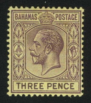 1931. Багамы. Король Георг V. 3P