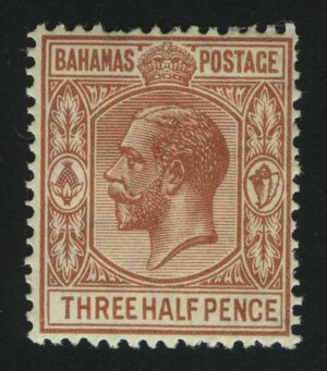 1921. Багамы. Король Георг V. 1½P