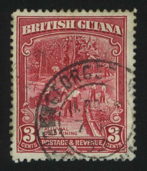 1934. Британская Гвиана. Добыча россыпного золота