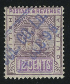 1905. Британская Гвиана. "Печать колонии" 12C