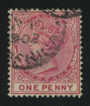 1885. Лагос. "Королева Виктория", 1P