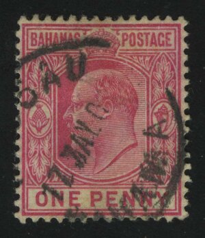 1902. Багамы. Король Эдуард VII. 1P