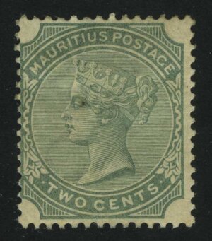 1885. Маврикий. Королева Виктория. 2C