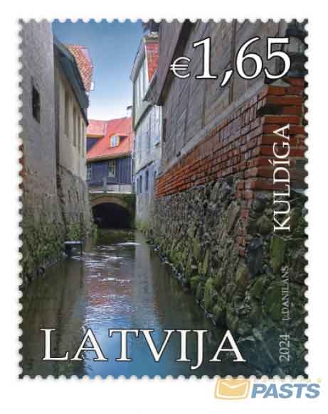 Latvijas Pasts выпускает марку, посвященную Кулдиге