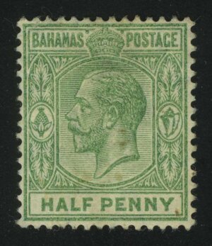 1924. Багамы. Король Георг V. ½P