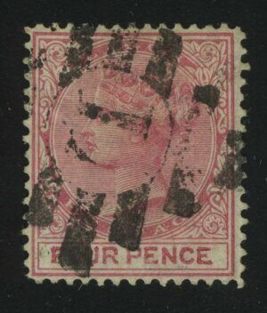 1882. Лагос. "Королева Виктория", 4P