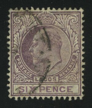 1904. Лагос. Король Эдуард VII, 6P