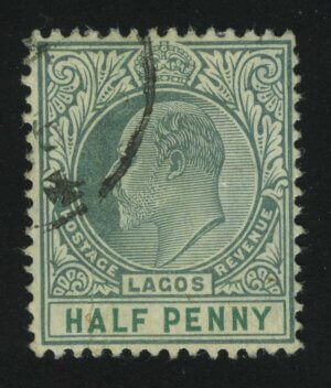 1904. Лагос. Король Эдуард VII, ½P