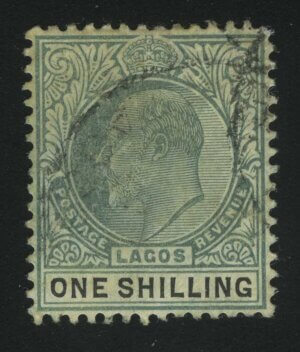1904. Лагос. Король Эдуард VII, 1Sh
